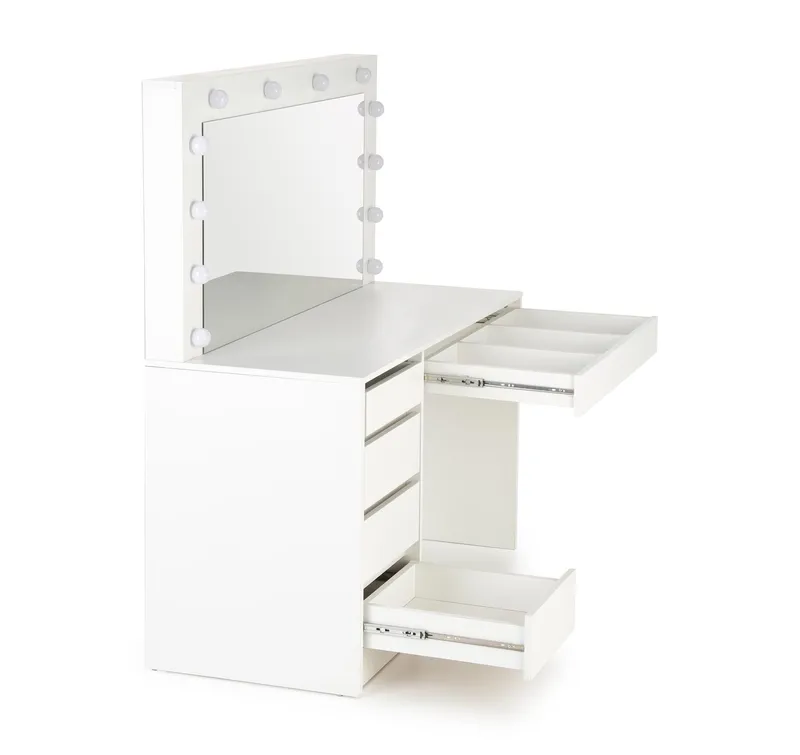 Sminkbord Facada med Spegel och Belysning - Vit - Products - Möbler - Bord & matgrupp - Sminkbord & toalettbord