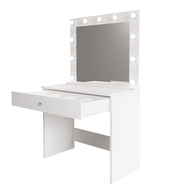 Yoren Sminkbord 80x147x42,5 cm - Vit - Products - Möbler - Bord & matgrupp - Sminkbord & toalettbord