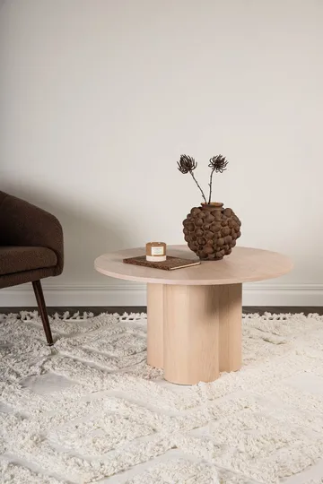 Soffbord Ø80 cm whitewash - Olivia - Whitewash - Products - Möbler - Bord & matgrupp - Soffbord