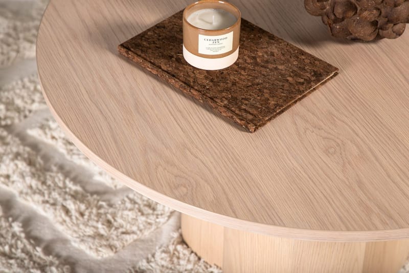 Soffbord Ø80 cm whitewash - Olivia - Whitewash - Products - Möbler - Bord & matgrupp - Soffbord