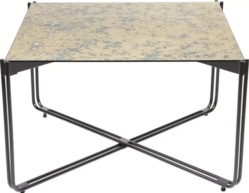 Soffbord 75x75 cm - Antik mässing spegelglas - Products - Möbler - Bord & matgrupp - Soffbord