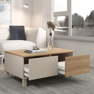 Aldarte Soffbord 90x40x60 cm - Sand och ek - Products - Möbler - Bord & matgrupp - Soffbord