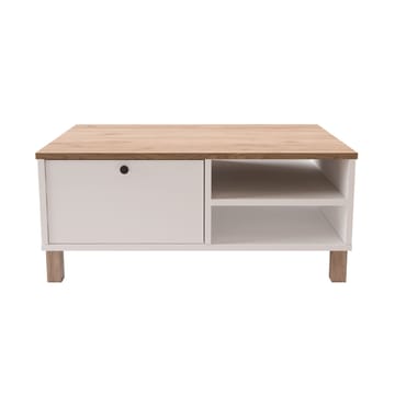 Avero Soffbord 90x38,6x60 cm - Vit och ek - Products - Möbler - Bord & matgrupp - Soffbord