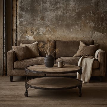 Bombay runt soffbord Ø90 cm - Vintage - Natur - Products - Möbler - Bord & matgrupp - Soffbord - Soffbord med hjul