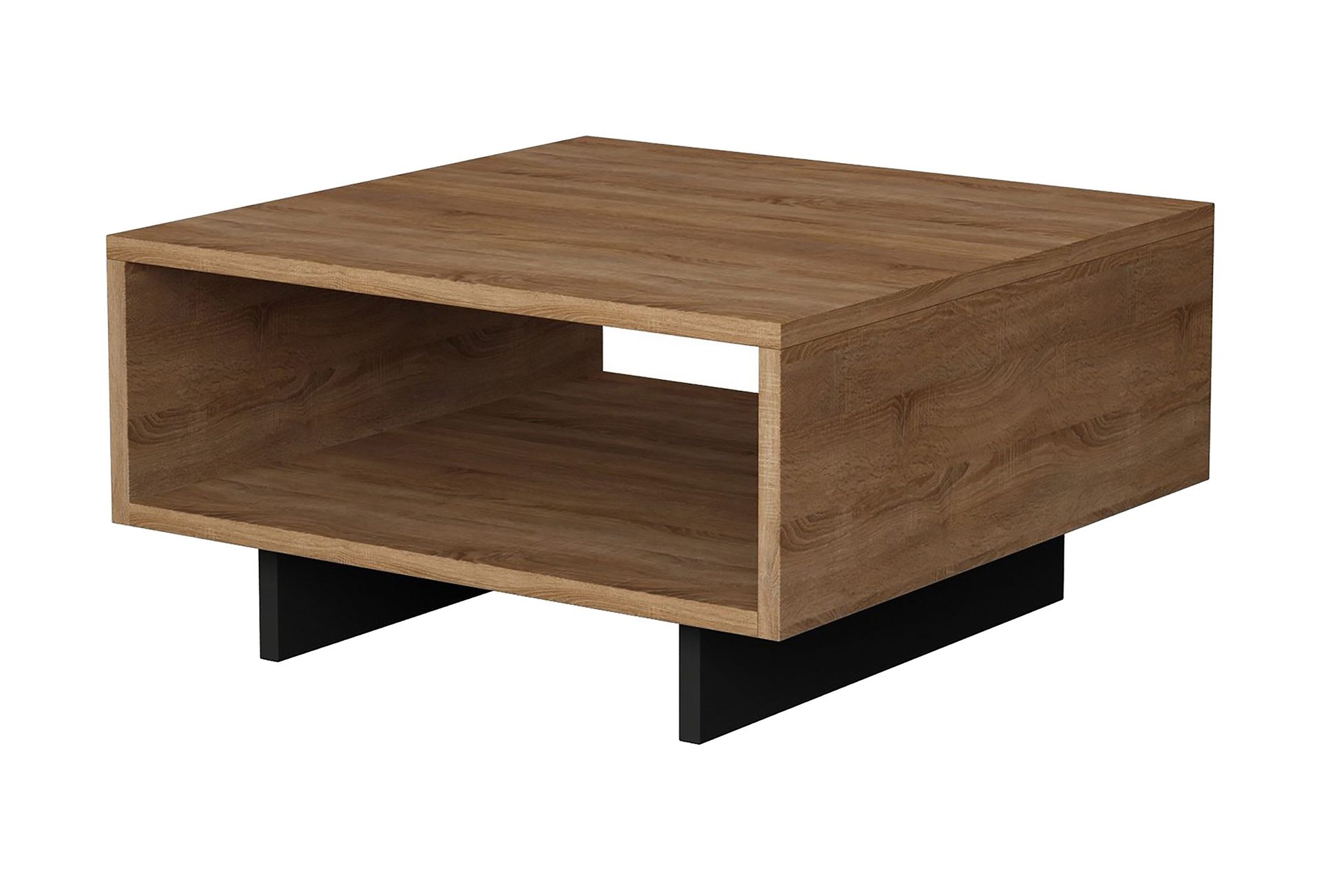 Decorta Soffbord 60 cm med Förvaring Hylla