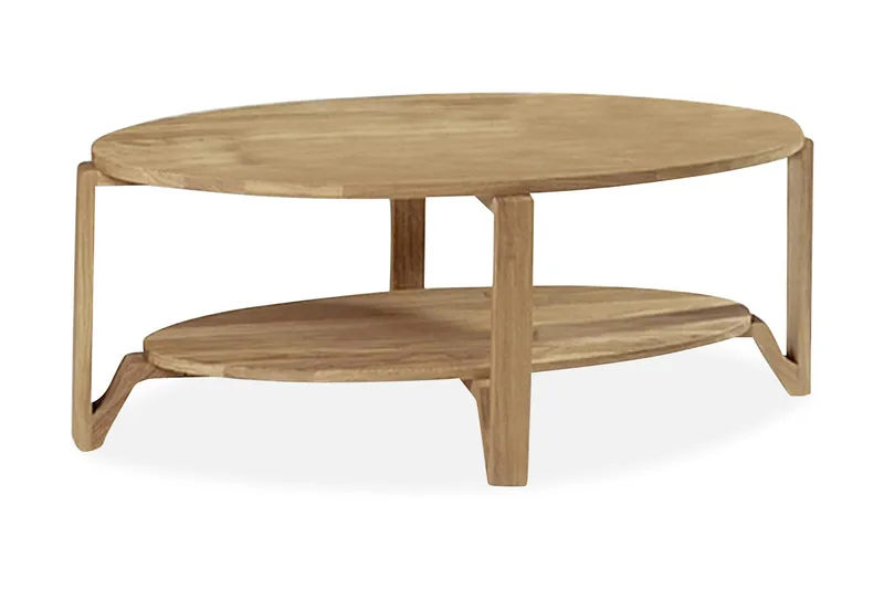 Eslöv Soffbord 120 cm Ovalt, Ek