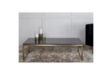 Soffbord Estelle Rektangulärt 60x120 cm Marmor - Grå / Mässing - Products - Möbler - Bord & matgrupp - Soffbord