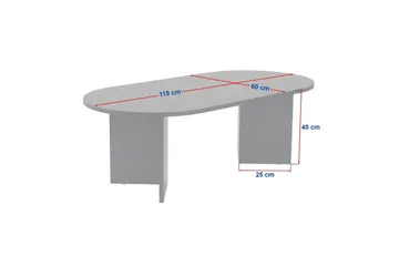 Soffbord Hasina Safirek Svart - Safirek Svart - Products - Möbler - Bord & matgrupp - Soffbord