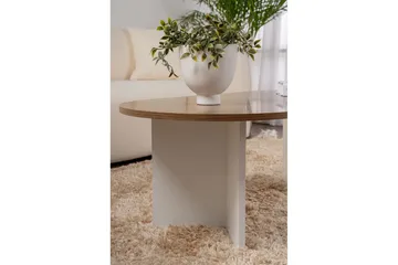 Soffbord Hasina Valnöt Vit - Valnöt Vit - Products - Möbler - Bord & matgrupp - Soffbord