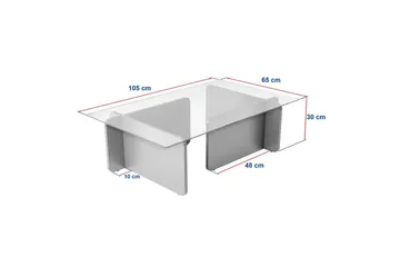 Soffbord Mony Valnöt - Valnöt - Products - Möbler - Bord & matgrupp - Soffbord