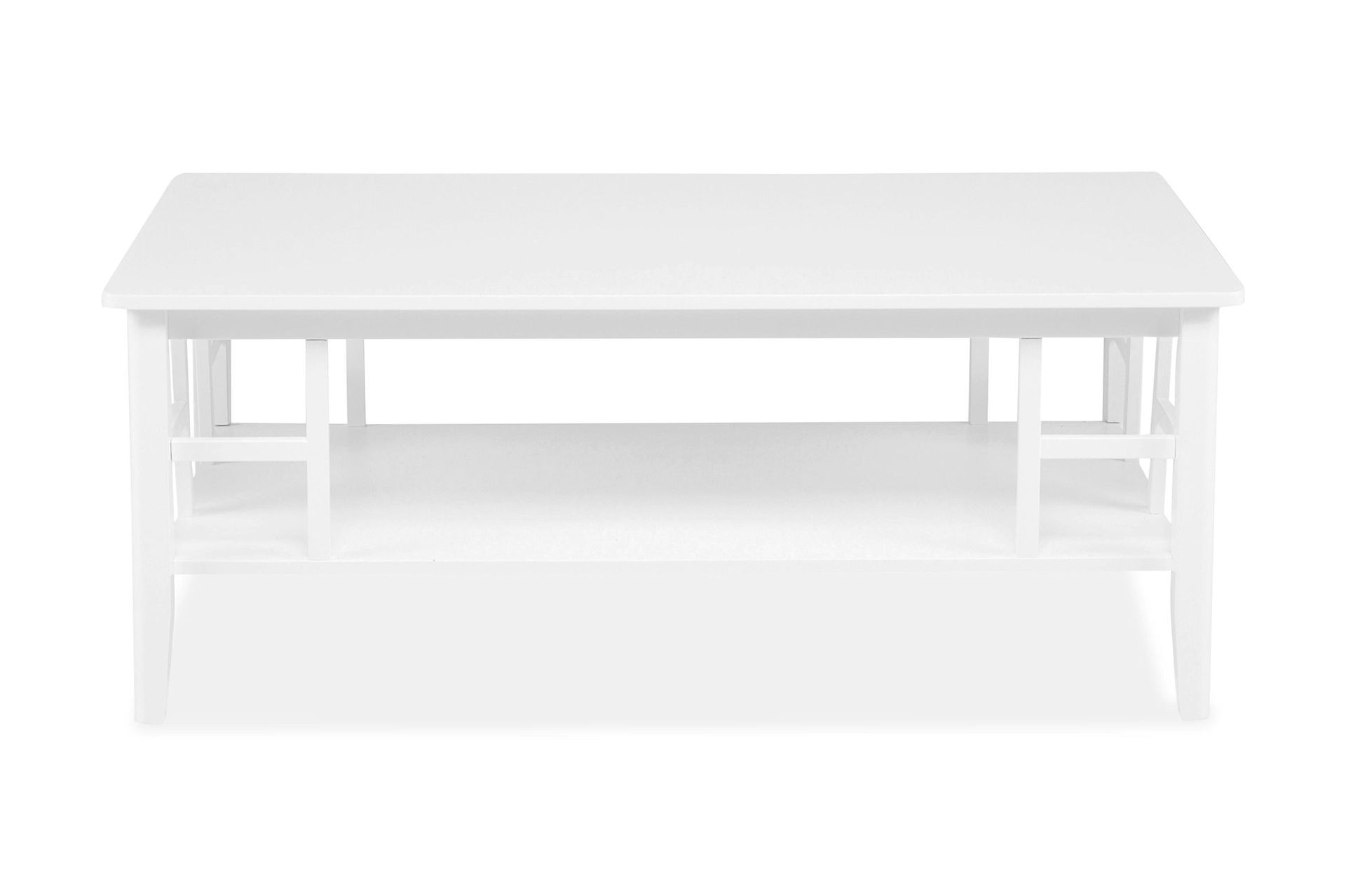 Piteå Soffbord 130 cm med Förvaring Hylla