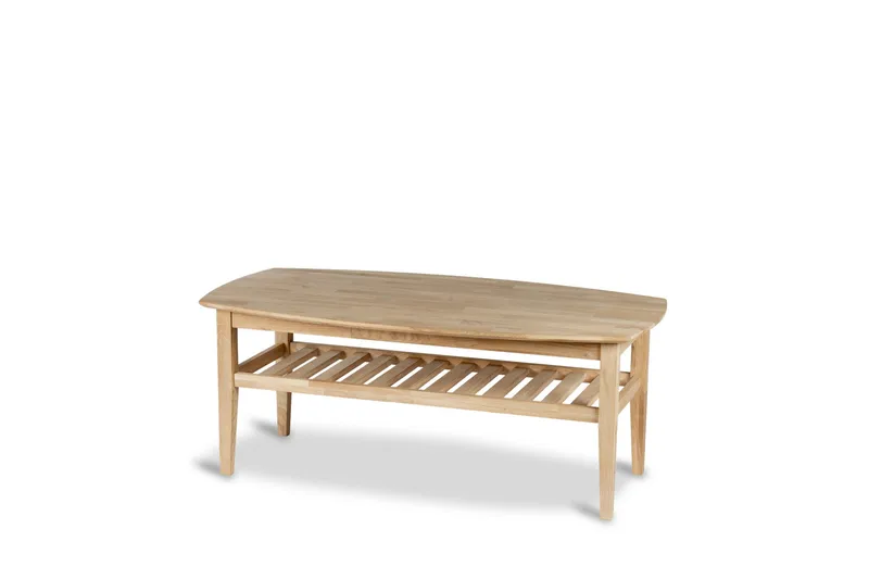 Preston Soffbord 130x70 cm i massivt trä - Natur - Products - Möbler - Bord & matgrupp - Soffbord - Soffbord med förvaring