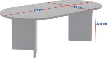Soffbord Sable 119 x 60 cm - Travertin - Products - Möbler - Bord & matgrupp - Soffbord