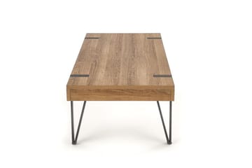 Soffbord med lådor Valnöt/svart - Nevil - Valnöt/svart - Products - Möbler - Bord & matgrupp - Soffbord - Soffbord med förvaring