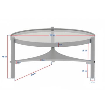 Wenor Soffbord 100 cm - Products - Möbler - Bord & matgrupp - Soffbord