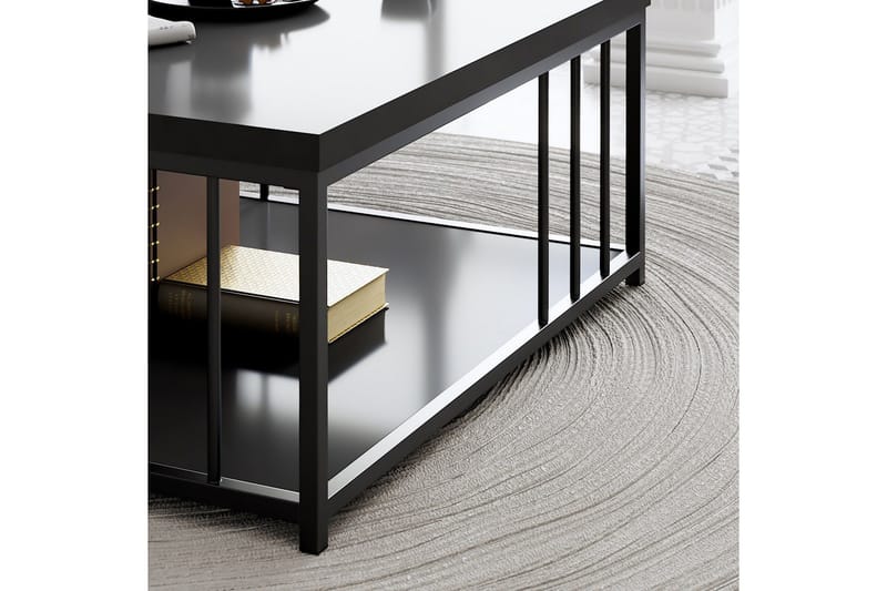 Zenn Soffbord 90x90 cm Svart - Hanah Home - Products - Möbler - Bord & matgrupp - Soffbord