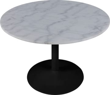 Tarifa matbord Ø110 cm - Vit marmor/svart - Vit marmor/svart - Products - Möbler - Bord & matgrupp - Matbord & köksbord