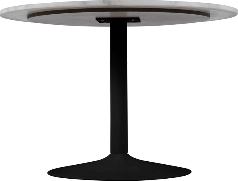 Tarifa matbord Ø110 cm - Vit marmor/svart - Vit marmor/svart - Products - Möbler - Bord & matgrupp - Matbord & köksbord