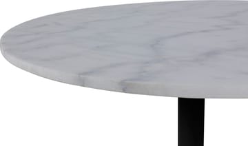 Tarifa matbord Ø110 cm - Vit marmor/svart - Vit marmor/svart - Products - Möbler - Bord & matgrupp - Matbord & köksbord