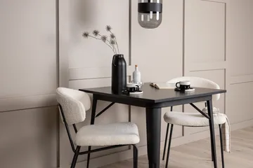 Tempe Matgrupp 80 cm Rektangulär med 2 Chico Stolar - Svart - Products - Möbler - Bord & matgrupp - Matgrupp