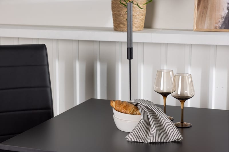 Tempe Matgrupp 80 cm Rektangulär med 2 Tempo stolar - Svart - Products - Möbler - Bord & matgrupp - Matgrupp
