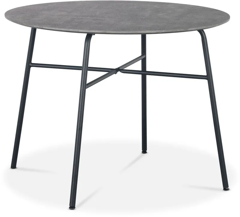 Tofta matbord Ø100 cm - Betongimitation - Betongimitation - Products - Möbler - Bord & matgrupp - Matbord & köksbord