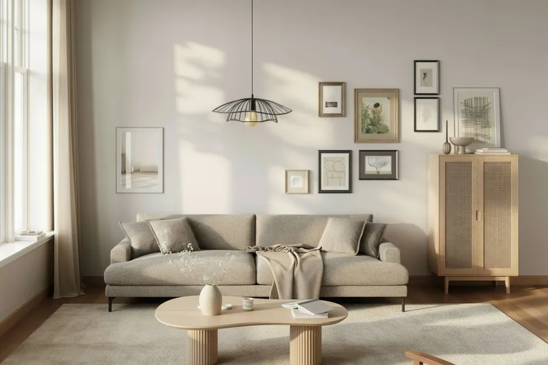 Uppveda Asymmetriskt Soffbord 130x70 cm med Travertinutseende - Beige - Products - Möbler - Bord & matgrupp - Soffbord