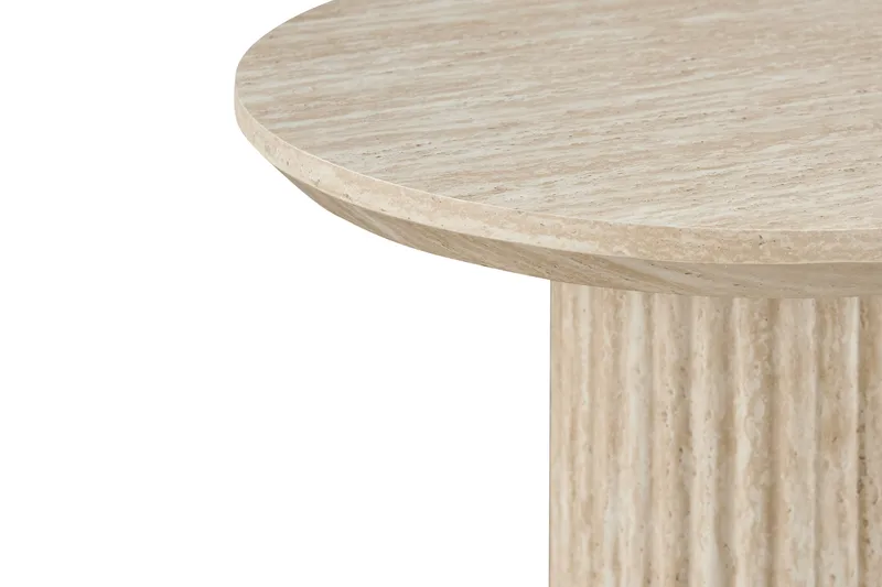 Uppveda Asymmetriskt Soffbord 130x70 cm med Travertinutseende - Beige - Products - Möbler - Bord & matgrupp - Soffbord