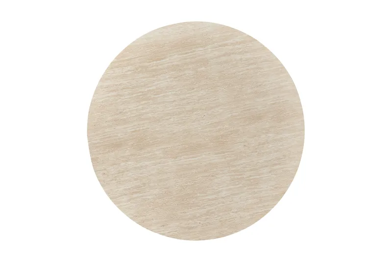 Uppveda Runt Matbord 120 cm med Travertinutseende - Beige - Products - Möbler - Bord & matgrupp - Matbord & köksbord