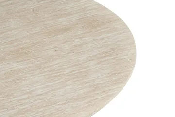 Uppveda Runt Matbord 120 cm med Travertinutseende - Beige - Products - Möbler - Bord & matgrupp - Matbord & köksbord