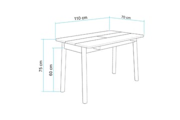 Valsot Matbord 110 cm - Ek - Products - Möbler - Bord & matgrupp - Matbord & köksbord