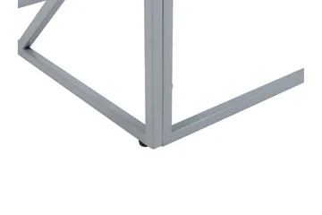 Vanausdall Soffbord 100 cm - Silver/Glas - Products - Möbler - Bord & matgrupp - Soffbord