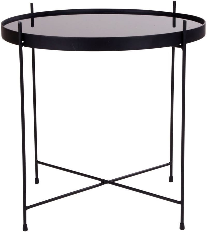 Venezia Soffbord 48 x 48 cm - Stål/glas - Stål/glas - Products - Möbler - Bord & matgrupp - Soffbord