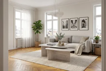 Vento Ovalt Soffbord 120x70 cm med Trä- och Vitlaserad Ek-utseende - Vit - Products - Möbler - Bord & matgrupp - Soffbord