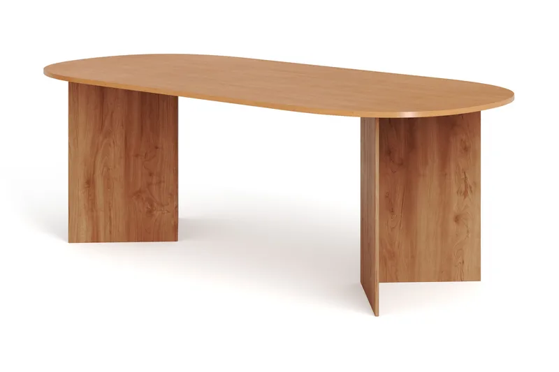Vera Matbord Oval 220x100 cm Fanér - Ek - Products - Möbler - Bord & matgrupp - Matbord & köksbord