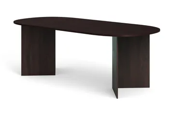 Vera Matbord Oval 220x100 cm Fanér - Rökt ek - Products - Möbler - Bord & matgrupp - Matbord & köksbord
