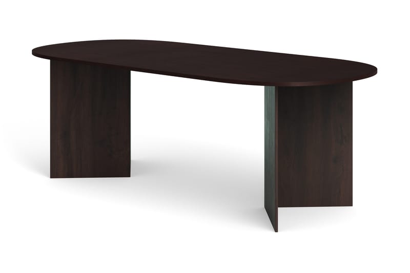 Vera Matbord Oval 220x100 cm Fanér - Rökt ek - Products - Möbler - Bord & matgrupp - Matbord & köksbord