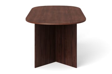 Vera Matbord Oval 220x100 cm Fanér - Valnöt - Products - Möbler - Bord & matgrupp - Matbord & köksbord