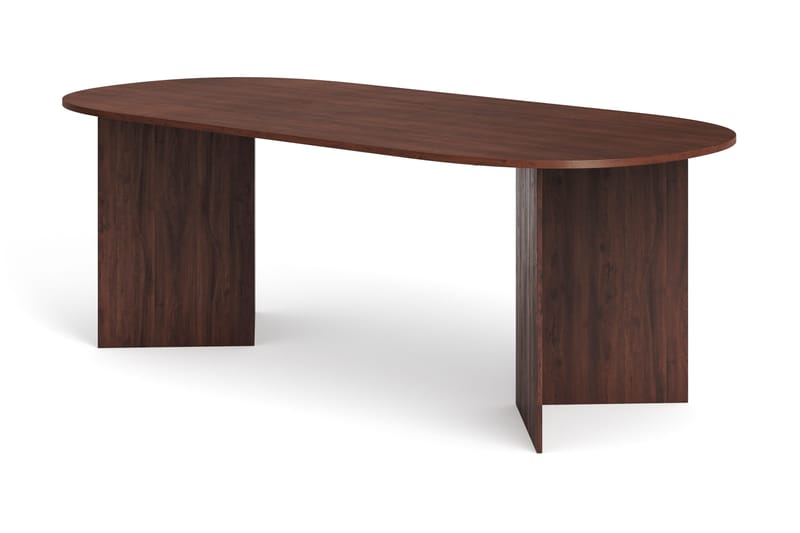 Vera Matbord Oval 220x100 cm Fanér - Valnöt - Products - Möbler - Bord & matgrupp - Matbord & köksbord