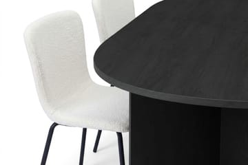 Vera Matgrupp rektangulärt 180 cm Svart med 6 Katy Matstolar - Svartlaserad ek - Products - Möbler - Bord & matgrupp - Matgrupp