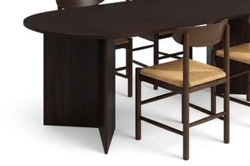 Vera Matgrupp rektangulärt 220 cm Rökt Ek med 6 Malte Matstolar - Products - Möbler - Bord & matgrupp - Matgrupp