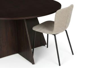 Vera Matgrupp runt 130 cm Rökt Ek med 6 Katy Matstolar - Rökt ek - Products - Möbler - Bord & matgrupp - Matgrupp