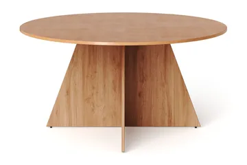 Vera Matgrupp runt 150 cm Ek med 6 Malte Matstolar - Ek - Products - Möbler - Bord & matgrupp - Matgrupp