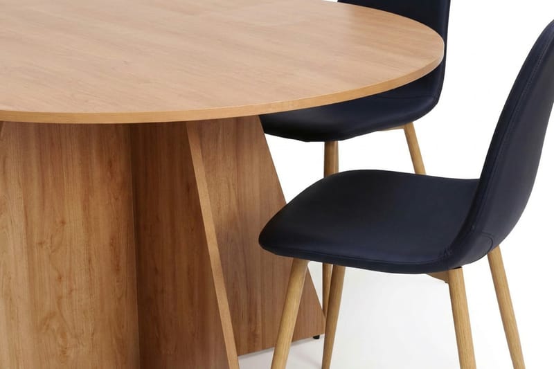 Vera Matgrupp runt 150 cm Ek med 6 Nibe Matstolar - Ek - Products - Möbler - Bord & matgrupp - Matgrupp