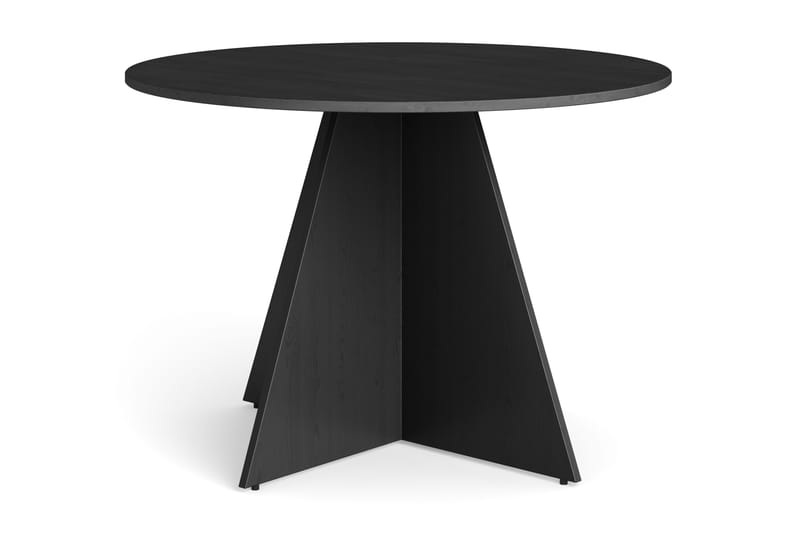 Vera Runt Matbord ø110 cm Fanér - Svart - Products - Möbler - Bord & matgrupp - Matbord & köksbord