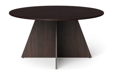 Vera Runt Matbord 150 cm med Trä- och Rökt Ek-utseende - Rökt ek - Products - Möbler - Bord & matgrupp - Matbord & köksbord