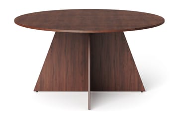 Vera Runt Matbord 150 cm med Trä- och Valnötsutseende - Brun - Products - Möbler - Bord & matgrupp - Matbord & köksbord