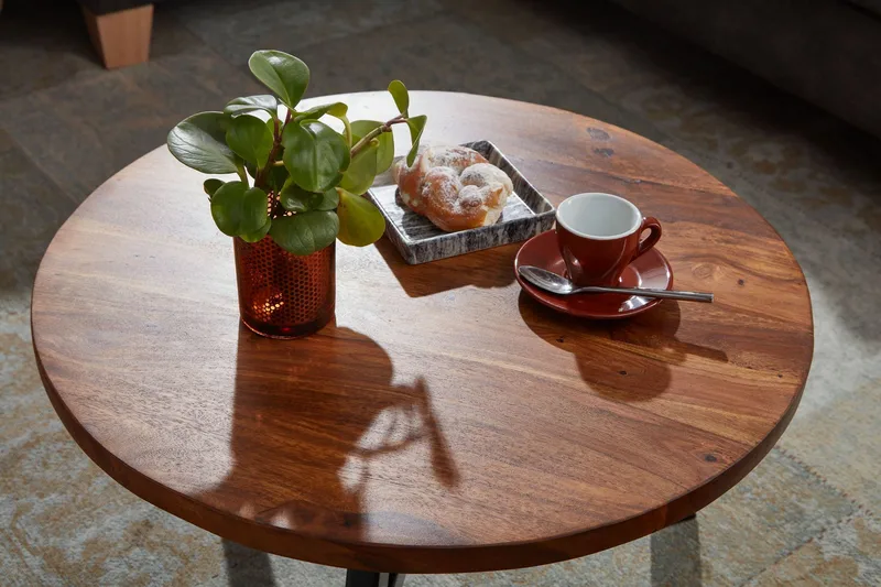 Wilhem Soffbord 60 cm Rund - Natur - Products - Möbler - Bord & matgrupp - Soffbord