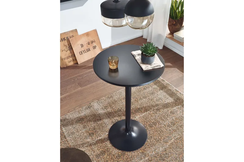 Willowdale Barbord 60 cm Runt - Svart - Products - Möbler - Bord & matgrupp - Barbord & ståbord