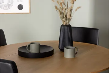 Yakidon Matgrupp 120 cm Rund med 4 Today stolar - Svart - Products - Möbler - Bord & matgrupp - Matgrupp